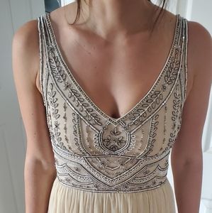 BHLDN Sterling Dress - Oyster - Size 6, Never Worn